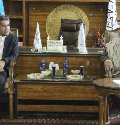 ملاقات سرکنسول جمهوری اسلامی ایران با استاندار ننگرهار به ‌منظور توسعه تجارت